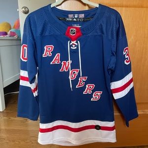 Womens Rangers Lundqvist jersey